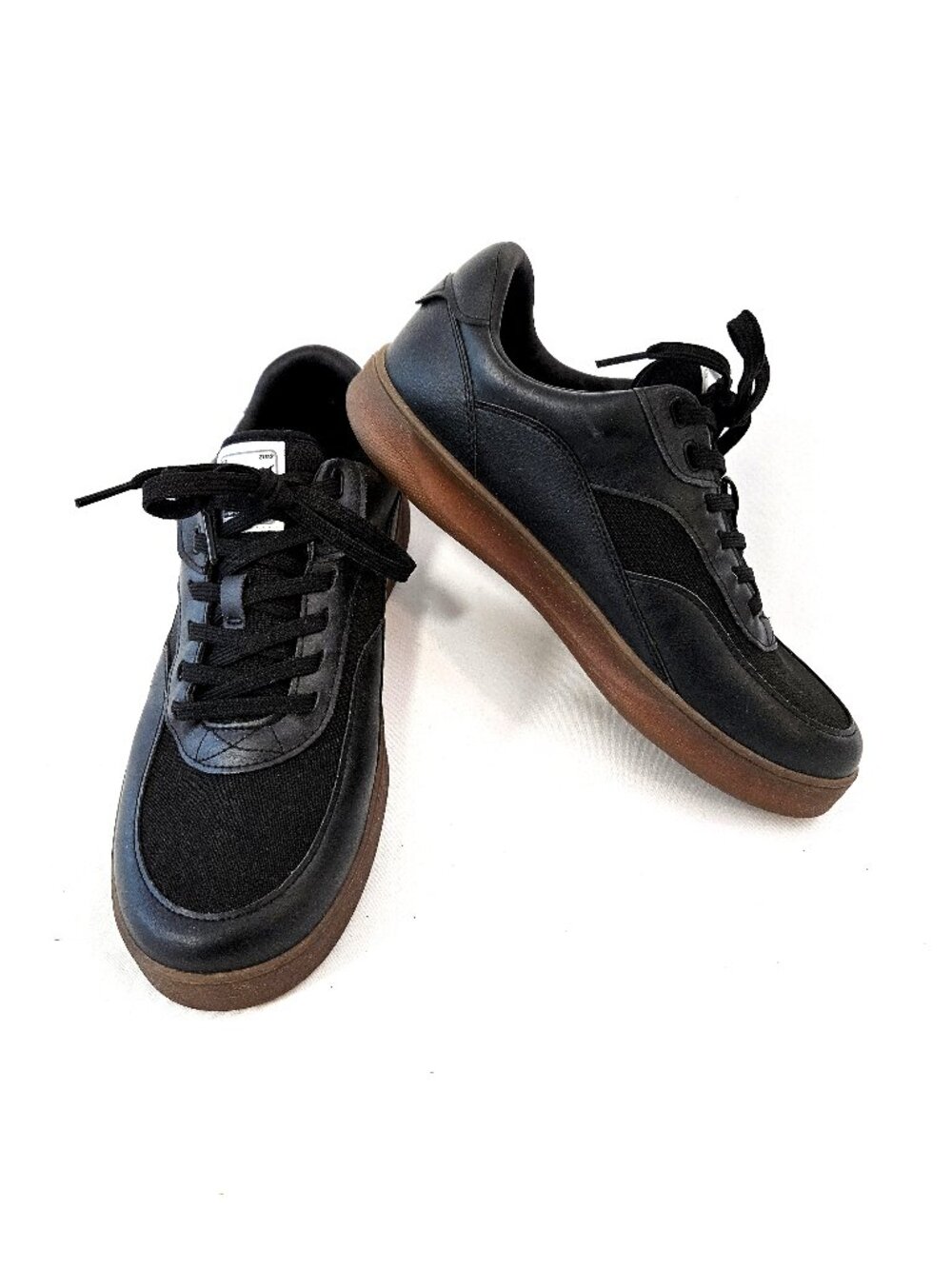 Vessi Courtside Classic Sneakers Vegan Low Top Waterproof Shoes Black Mens 11